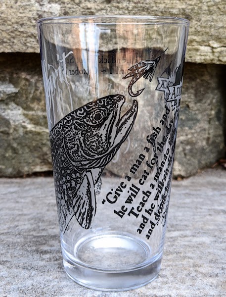 Trout Spirit Glass
